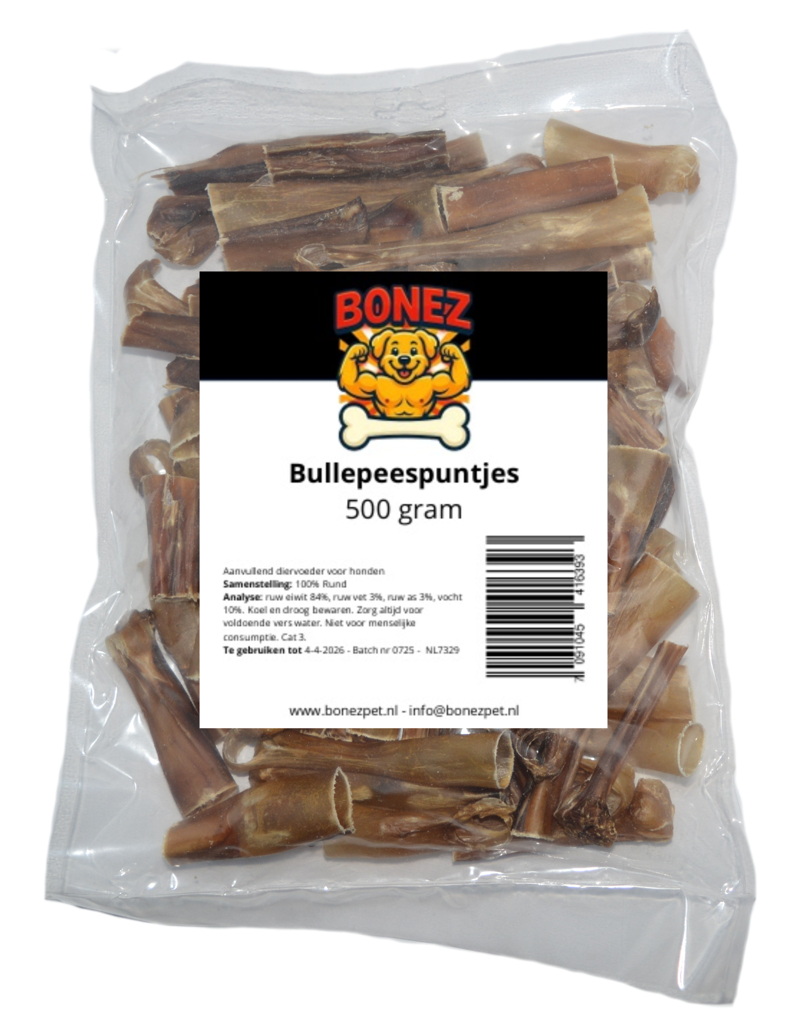 Bullepees Puntjes - 500 gram