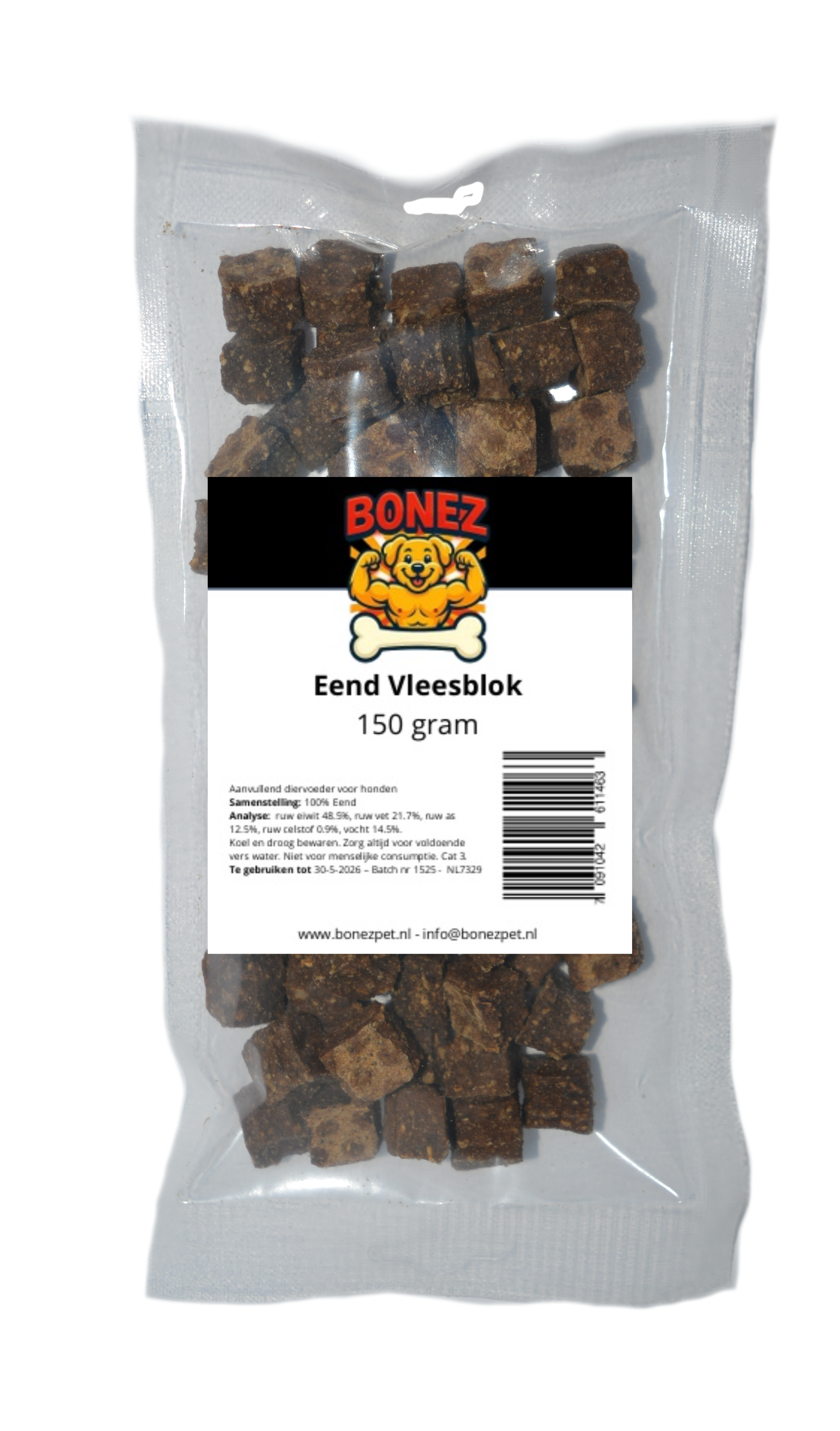 Eend vleesblok - 150 gram