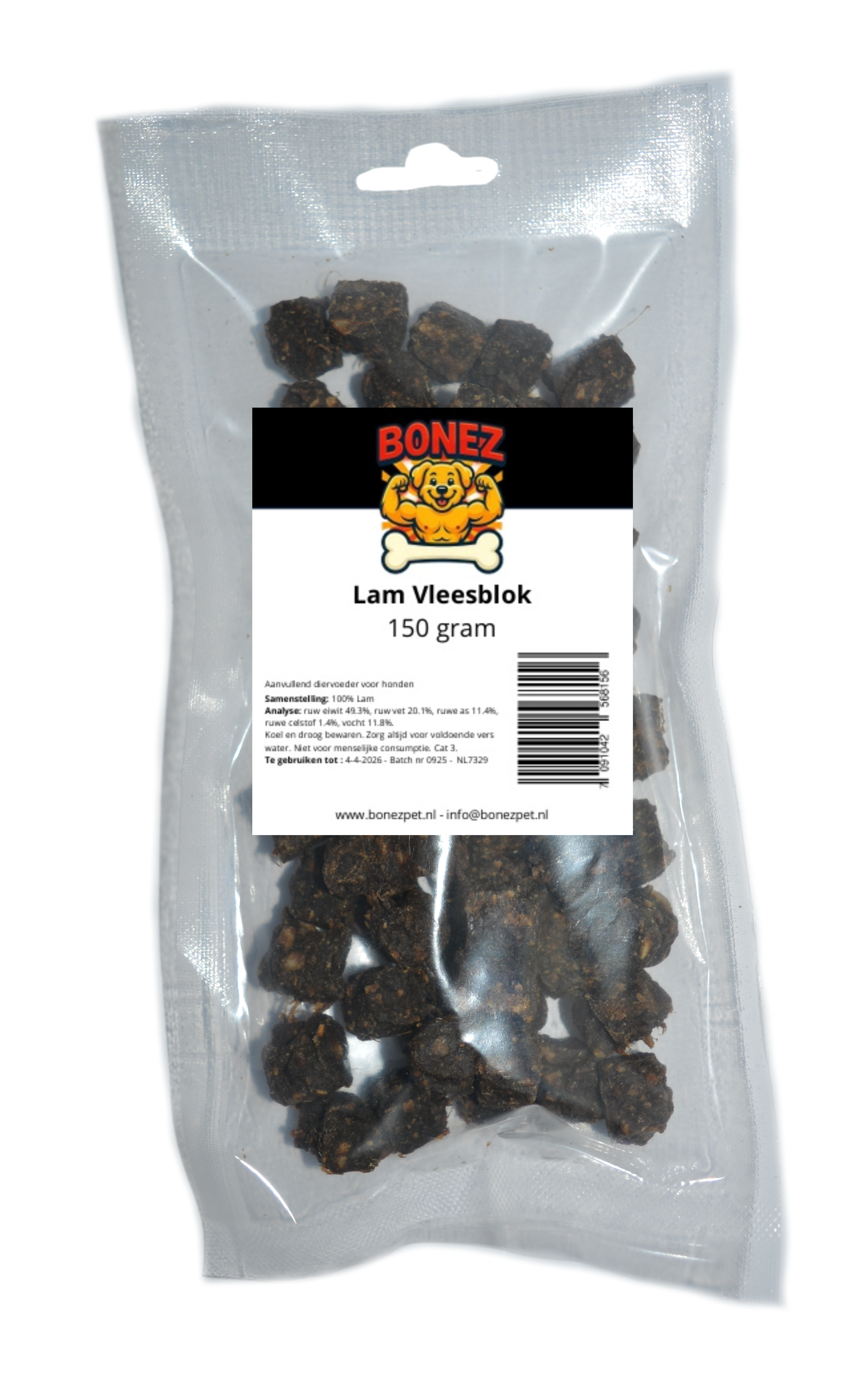 Lam vleesblok - 150 gram