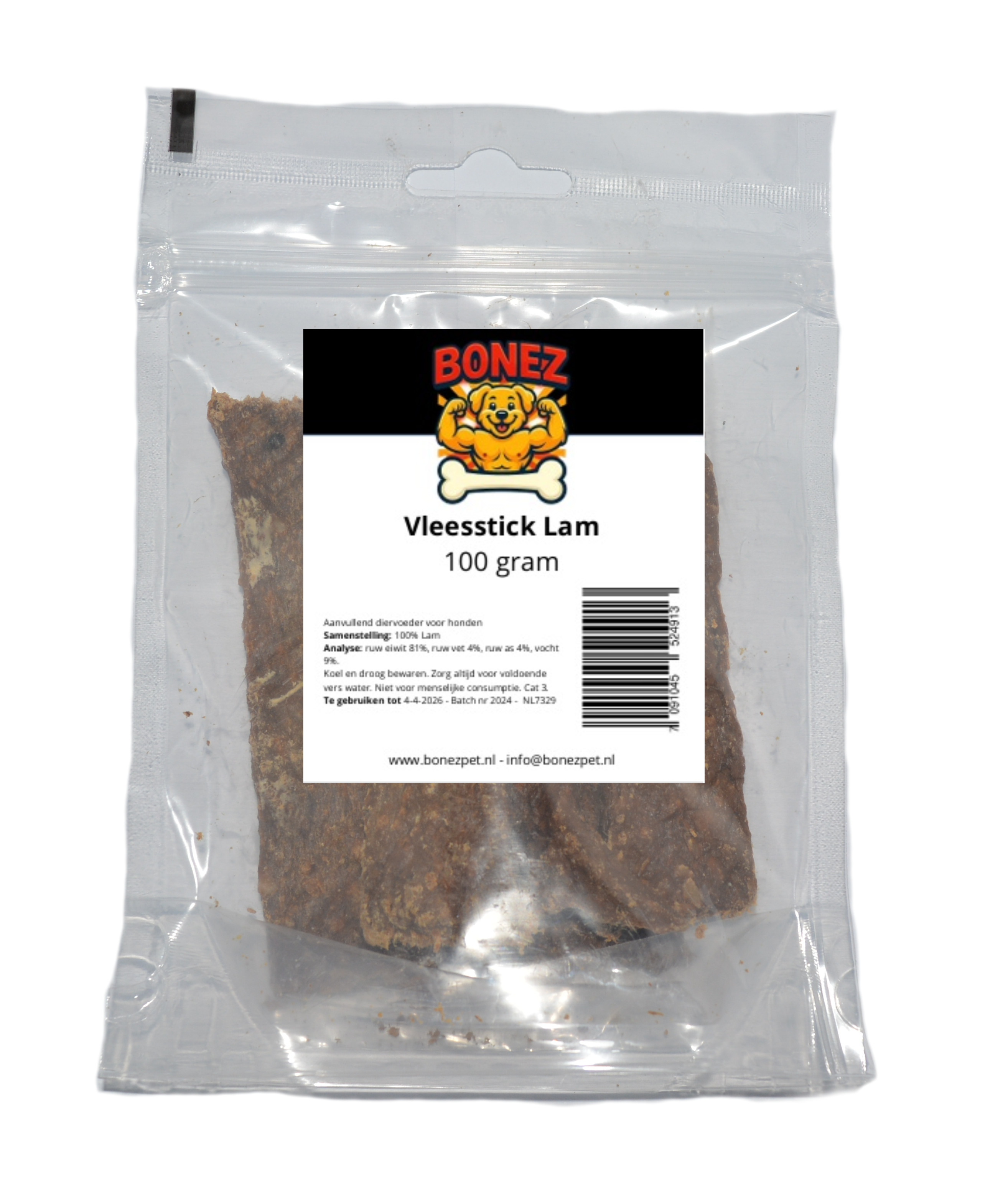 Vleessticks Lam - 100 gram